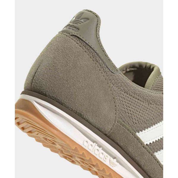 adidas Originals Sl 72 Og Confortables Polyvalentes Style de Vie Chaussures Décontractées Chaussures Unisexes Vert JQ8325