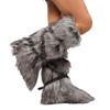 Fashion New Winter Furry Shoes Women Fur Snow Fluffy Warm Fur Wool Boots Plush Fashion Boots Ladies Casual Fur Boot