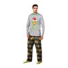 Parent-child Christmas Print Home Suit Long-sleeved Top And Pants