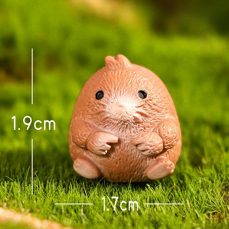 Niedliche und bezaubernde kleine Murmeltier Gartenlandschaft Dekoration Puppenhaus Büro Schreibtisch Ornament