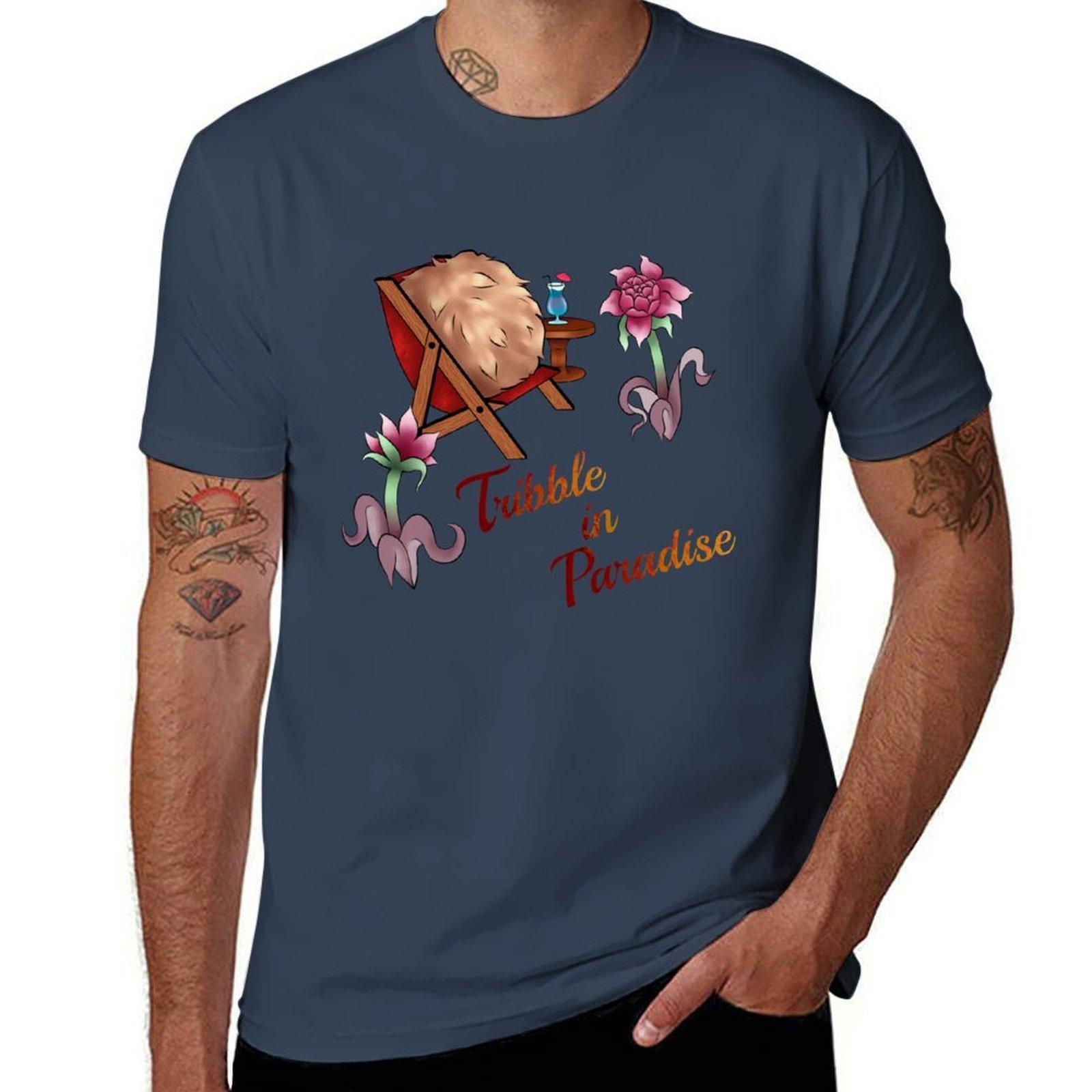 Trouble In Paradise TShirt Minimal Art Print TShirt S