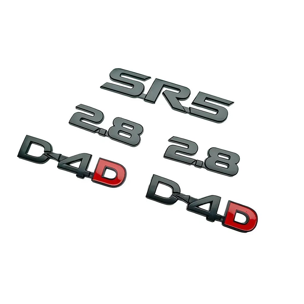 3D ABS Auto Decal Badge Nieuw Embleem voor Toyota Hilux Kofferbak Achterklep SRS 2.8 D4D Auto Styling Accessoires OH9