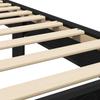 Bed Frame with Headboard Black Oak 80 x 200 cm