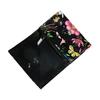 Gucci Flora Floral Pattern Snap Closure Coated Canvas Card Case Small Women accessories Black Multicolor 875907-FAF8S-1055