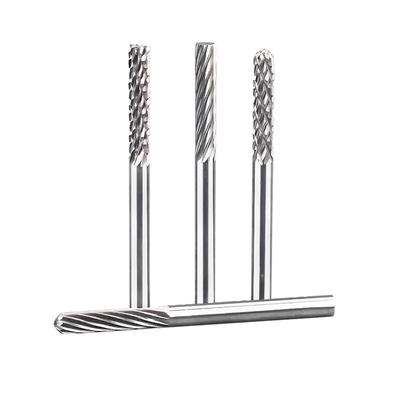 Tungsten Carbide Rotary File Hard Alloy Rotary Bur Drill Bit Engraving Cutter 3mm Shank Grinding Head