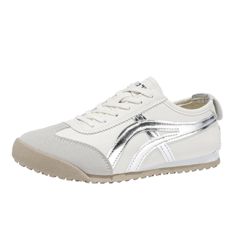 

Новые кожаные женские белые повседневные кроссовки из вулканизированной кожи, дышащие спортивные туфли для ходьбы и бега на платформе, размер 35-40 40 серебряный