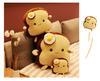Cuscino Peluche Creativo Uovo Fritto su Toast: Cuscino a Forma di Striscia Lunga per Abbracciare per Ragazze