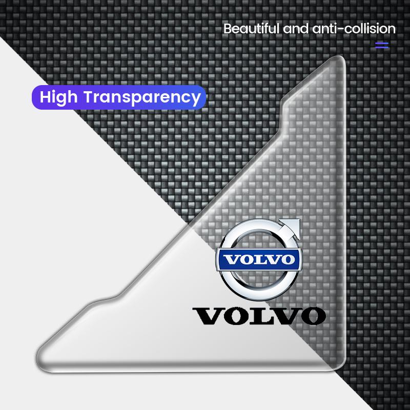 2PCS Car Door Anti-collision Corner Protectors Stickers Accessories For Volvo XC60 V50 V70 S90 Olestar XC40 S80 EX90 XC70 EX30