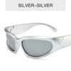 Future Style Cat Eye Sunglasses With Uv Protection For Outdoor Cycling And Street Fashion