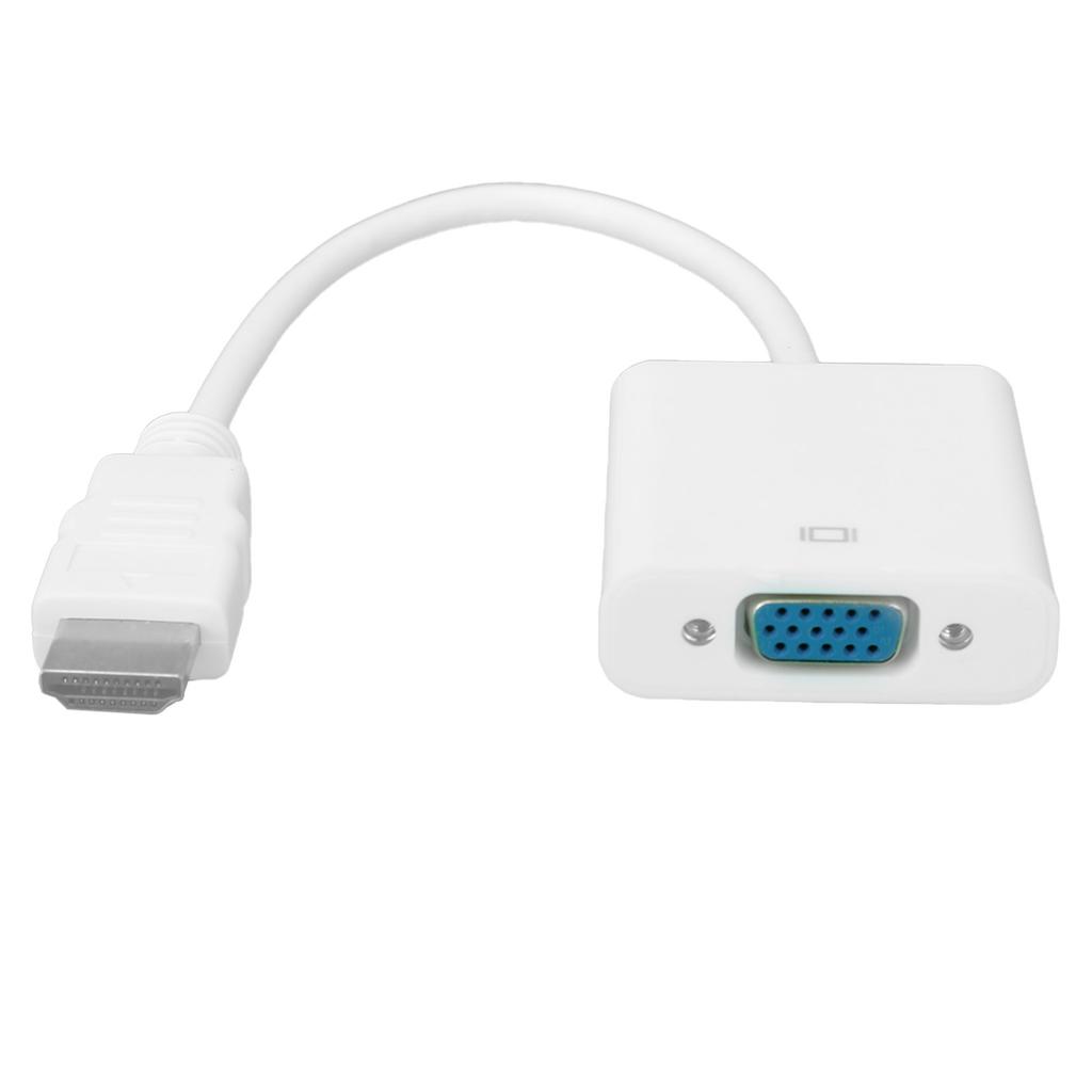 HD Multimedia Interface to VGA Adapter Converter Cable for Computer Laptop Monitor Projector