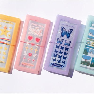 Korean Portable Binding Strap Album for Ticket and Receipt Organization