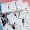 9 Packs Bear Pattern Portable Mini Tissue Paper Napkins Handkerchief Tissue Bear Cartoon Pattern Portable Small Bag Tissue