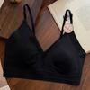 Ultra-thin Satin Mesh Beauty Back Underwear Women's Big Breasts Show Small and Thin, Close Sub-breasts To Prevent Sagging, Summer Ice Silk Bra Cover