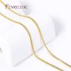 Wholesale Bulk Metal Chains 18K Gold Plated 2.7mm Link Chains For DIY Necklace Handmade Jewelry Making Findings Accessories