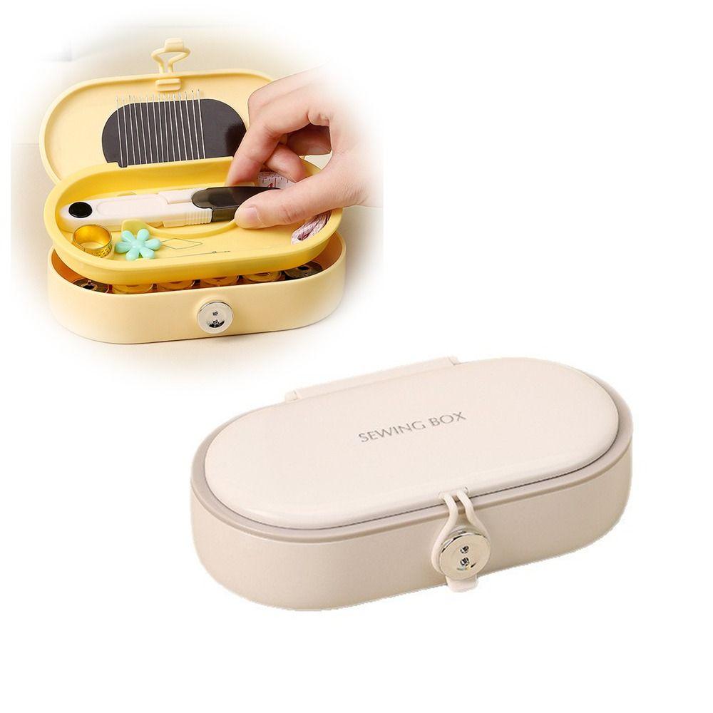DIY Sewing Kit with Sewing Box 16 Thread Colors Multifunctional Needle and Thread Kit DIY Apparel Sewing Supplies