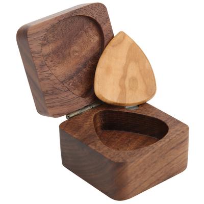 Houten Gitaarplectrum Koffer Houder Container Kubus Plectrum Opbergdoos Gitaaronderdelen