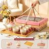Morning Mist Ceramic Tea Set - 8-Piece Gift Box