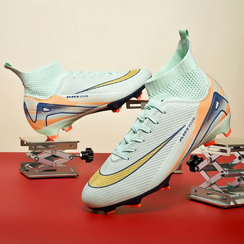 Scarpe da Calcio Unisex per Ragazzi AG Turf con Tacchetti Lunghi per Bambini