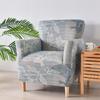 Floral Armchair Cover Nordic Elastic Bar Tub Club Chair Covers for Living Room Stretch Single Sofa Slipcover Home Counter Hotel