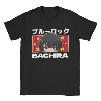 Blue Lock Bachira Peeker Camiseta de Hombre Hipster Camisetas Manga Corta Cuello Redondo Camiseta Algodón Puro Regalo Tops