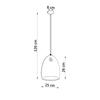 Lampa Wisząca Umbo 1 E27 Biały Lumilo 08.234.42