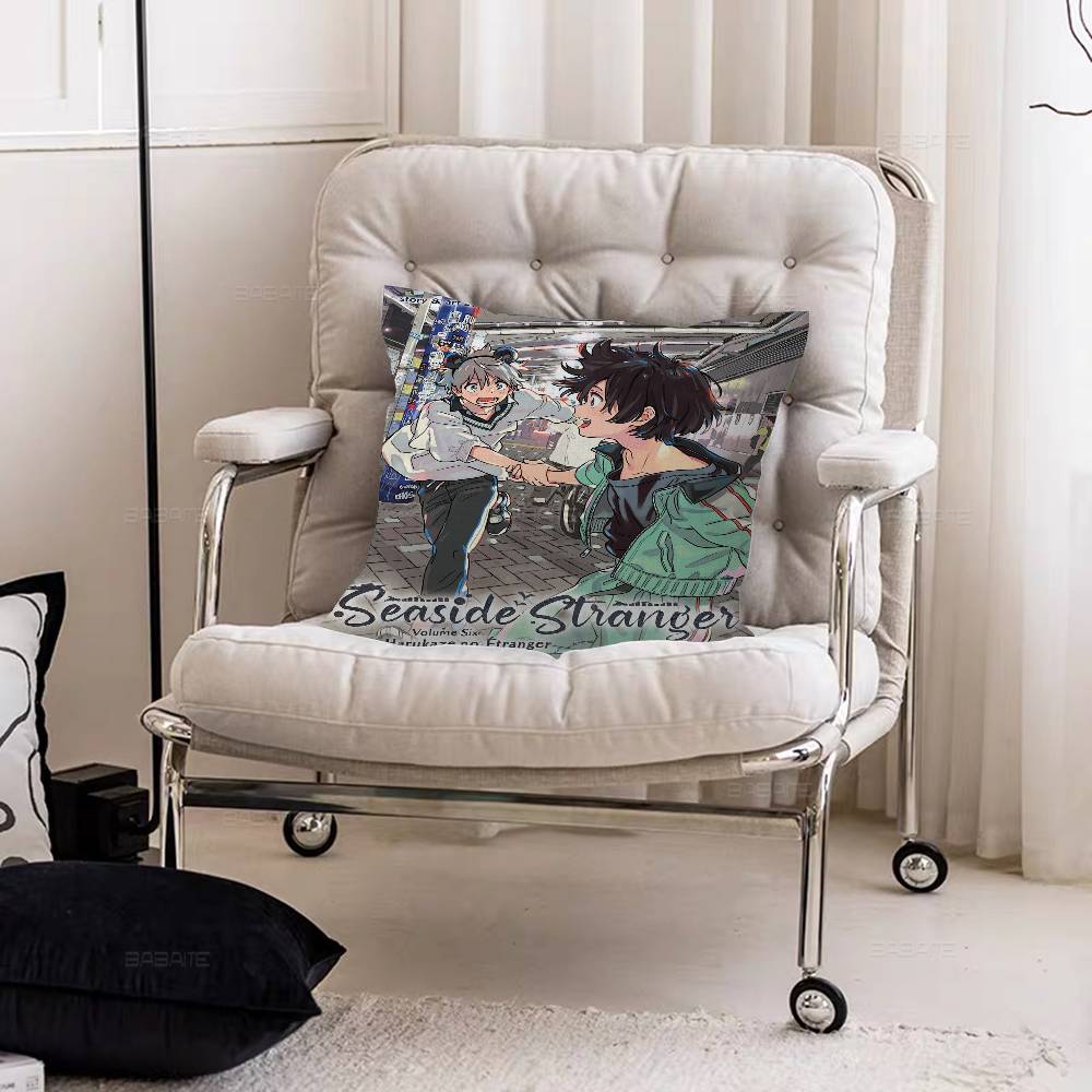 Umibe No Etranger Stitch Lucky Dragon pillow cover sofa cushion cover home room decoration children gift