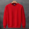 Men's 320g Heavyweight Drop Shoulder Crew Neck Sweatshirt, Autumn/Winter, Solid Color Cotton Pullover, Long Sleeve, Trendy Design