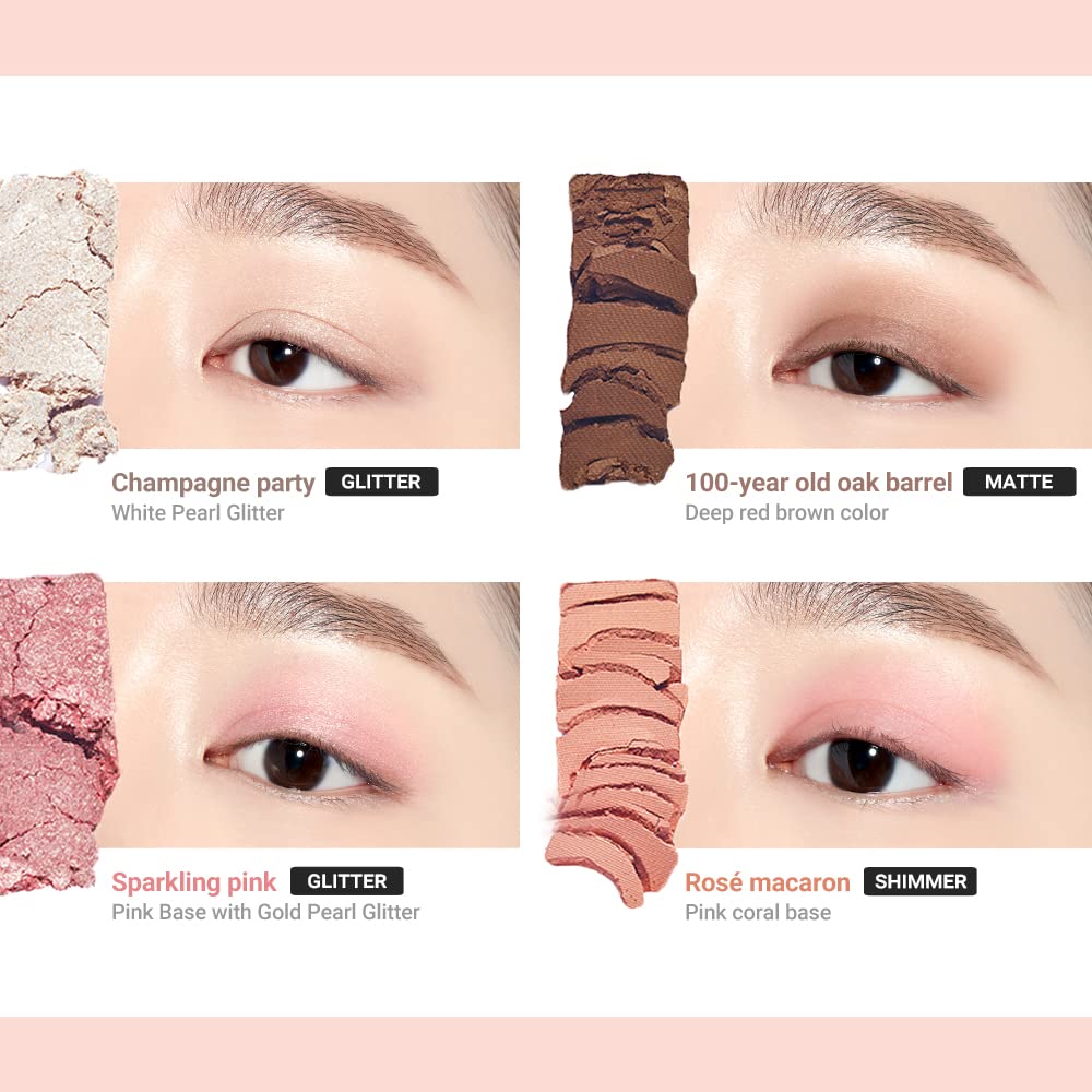 Play Color Eyeshadow Wine Palette Eyeshadow Palette [Etude Official] Rosé / 10-Color / (x 1)