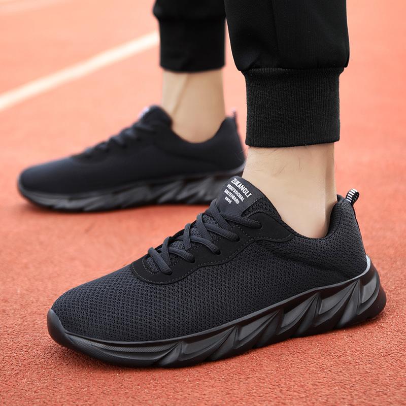 Casual sports shoes, men's fashion, new comfortable, waterproof, lightweight flat shoes, running loafers, men's shoes