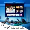 Glasfaserkabel Digitales Audio Glasfaserkabel 1,5 m Digitales optisches Audiokabel Optisches Faserkabel Metall Audio Lautsprecherkabel