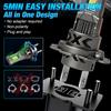 2 Stück H7 LED Scheinwerfer Canbus Birnen Mini Kabellos 36000LM 80W 6500K CSP für Autoscheinwerfer Auto Turbo Lampen LED Automobil Plug&Play Licht 12V