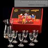 LISM Handmade Glass Decanter & Sake/Wine Glass Gift Set