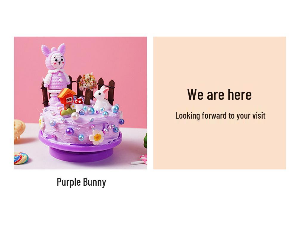 DIY Cartoon Music Box - Handmade Rotating Birthday Gift & Educational Toy for Kids