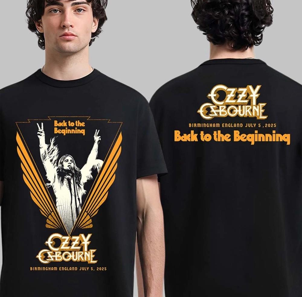 Black Sabbath, Ghost,Ozzy Osbourne Back To The Beginning 5 July 2025  Unisex T-Shirt XL