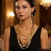 2026 Trend Multi Layer Round Wood Disc Handmade Beaded Statement Necklace Earrings Set For Women Party Jewelry Accessories