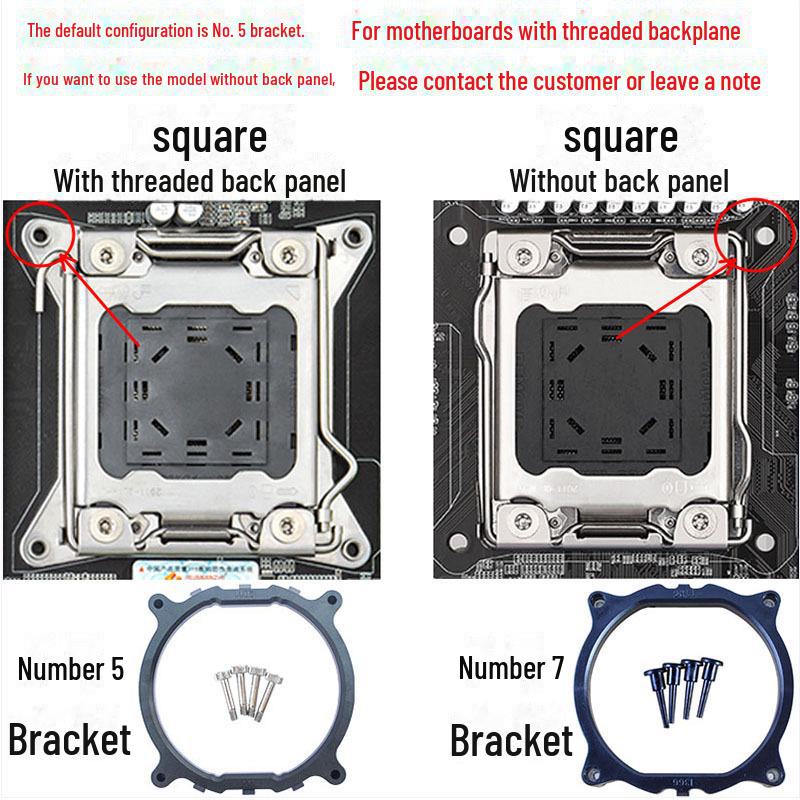 4-Kupfer Heatpipe Leiser CPU-Kühler mit 12cm Lüfter, Kompatibel mit X77/X99 Mainboards, 2011 Desktop Tower Radiator.