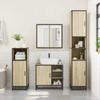 4 piece bathroom furniture set in Sonoma oak particleboard
