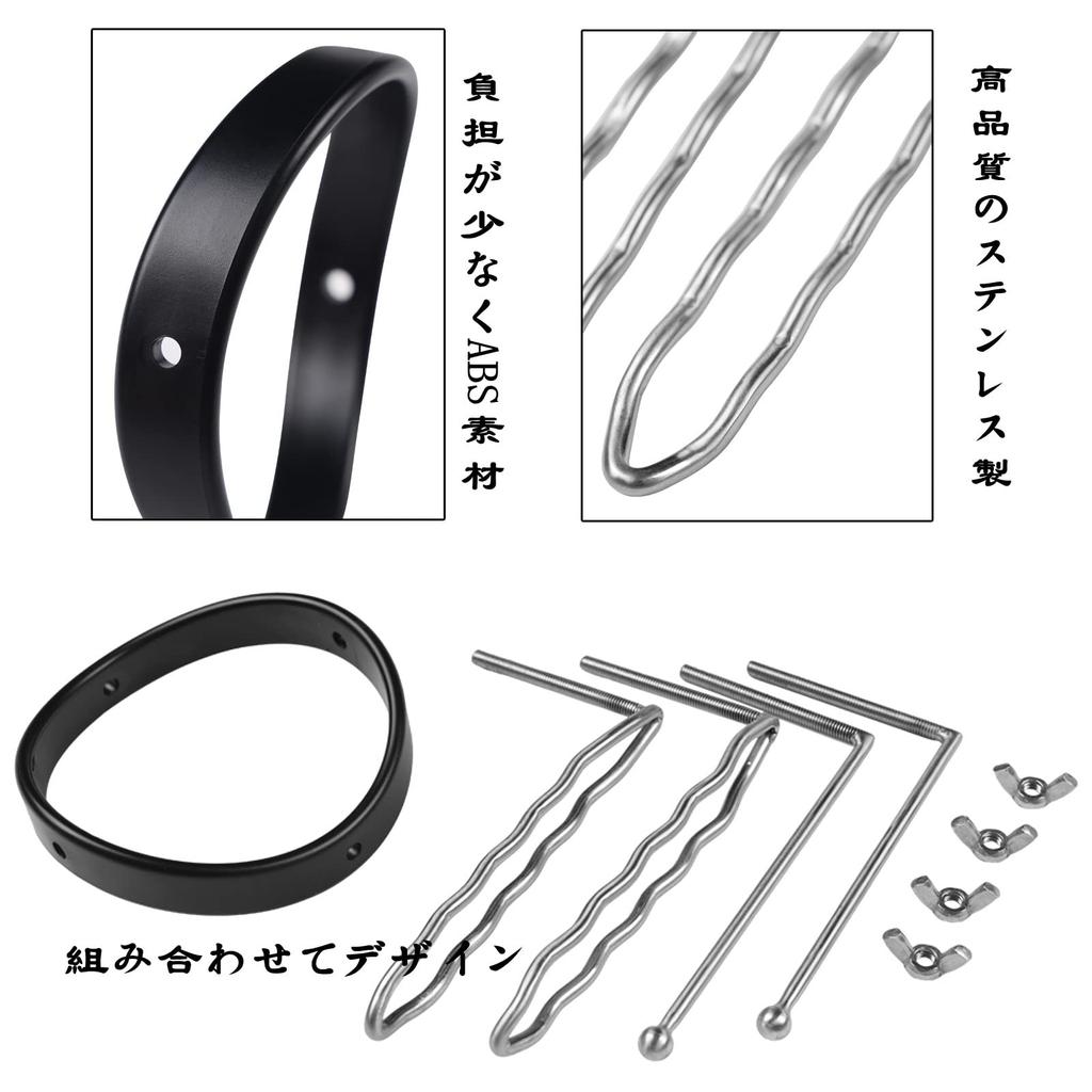 Yemax Anal Stainless Opening Device 4 Anal Observation Fully Visible Anal 2 Types of Adjustment Hollow Anal Adult Goods for SM 124 mm x 152 mm Plug,