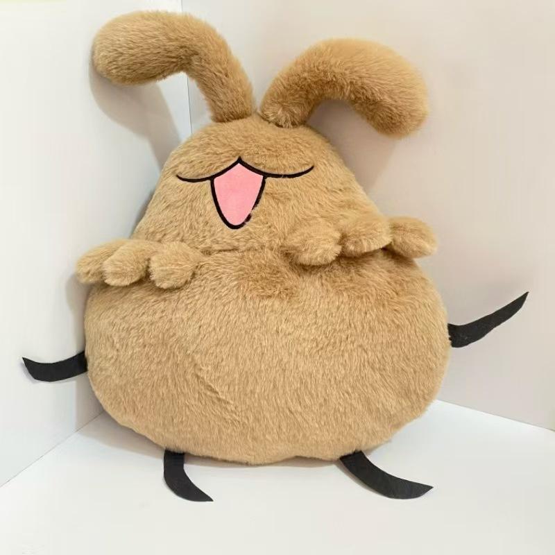 

Silksong Flea Puppy Large Pillow Cute Plush Animal Flea Dog Big Plush Cushion Soft Stuffed Pillow for Kids Adults Home Decor