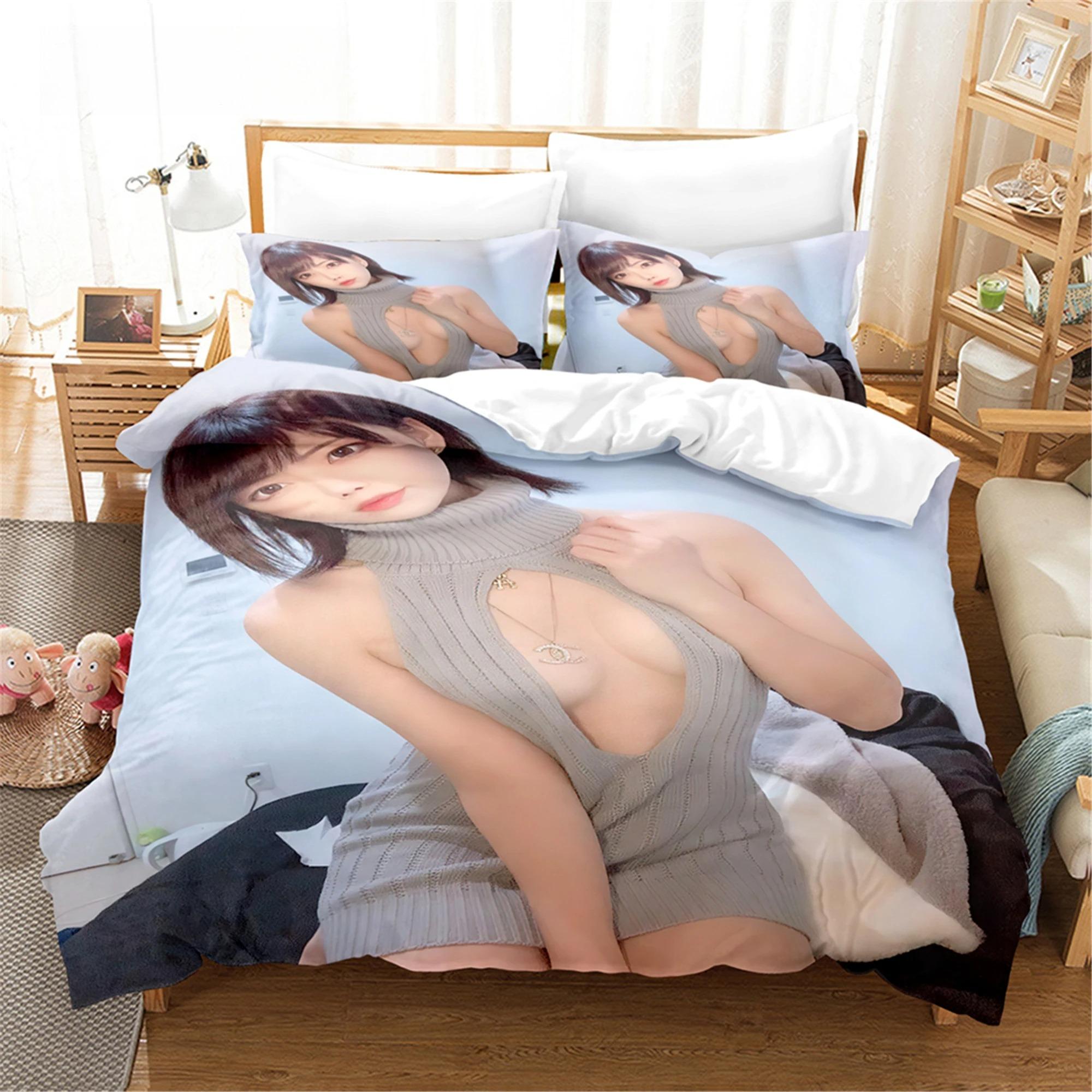 

Модель Девушка Пододеяльник Кинг Сайз Любовь Постельное Белье Сексуальная Женщина Покрывало Модный Сексуальный Тематический Декоративный Мальчики Красота 70x133cm