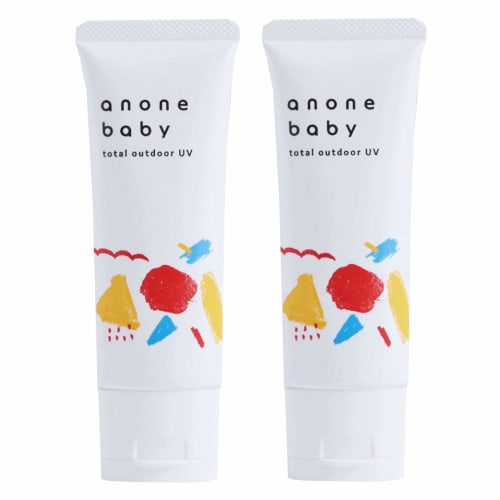 

Anone Baby Total Outdoor UV Cream, Hypoallergenic, UV Protection, Insect Repellent, SPF20 PA++, 50g x 2 Bottles