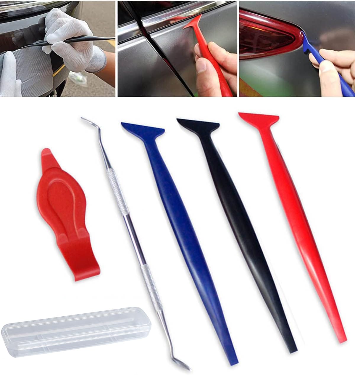 

LIKENNY Car Film Squeegee Set, Car Wrapping Car Film Application Squeegee Spatula Installation Kit,