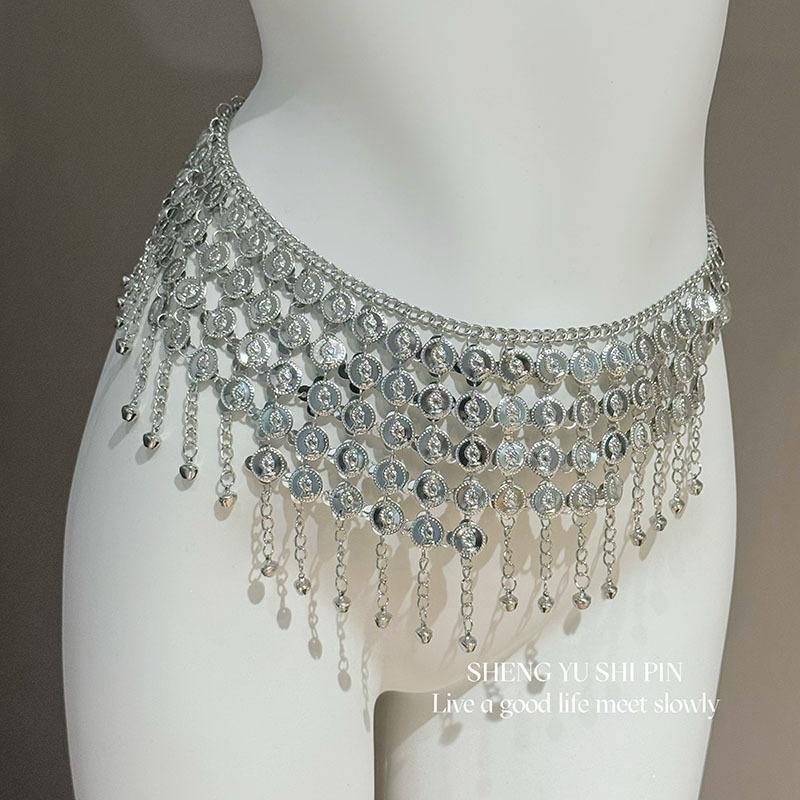 Taillenkette Kollektion~ Halskette mehrlagige Perlen-Taillenkette Brustkette Hofessen Schulterkette leichter Luxus Bein Kette einzigartiges Halsband