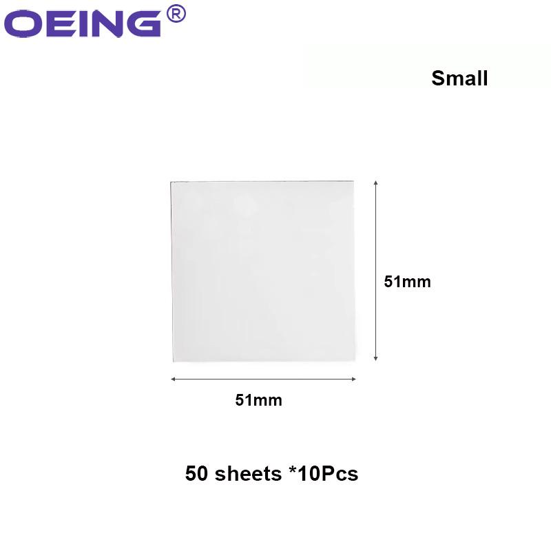 500 Sheets Dental Mixing Paper Disposable White Cementing Paper Lab Denture Lab Cement Powder Mixing Paper Dentist Materials
