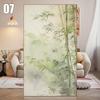 Chinese Bamboo Forest Wall Sticker Living Room Decor Static Self-adhesive Glass Door Window Privacy Film Anti Peeping  Decal