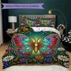 Exotic Vibrant Flora Pattern Bedding uilt Set uilt Cover Pillowcase Home Decoration Birthday Gift (1 * duvet cover + 2 * pillowcase without core)