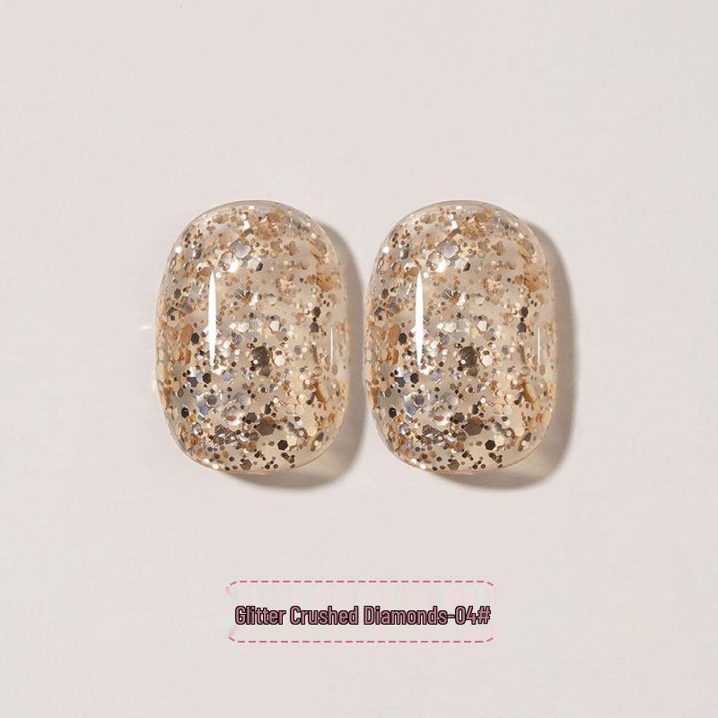 2024 Super Flash Silver Diamond Glitter Nail Polish Gel