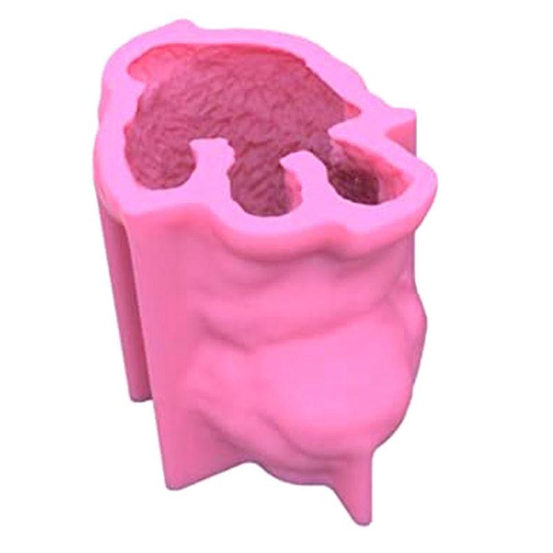 

M-Modern-1 шт. Форма для собаки, 3D силиконовая форма для свечи в виде собаки, Милая форма для мыла-щенка, Розовая, Ручная работа, Мягкое мыло, DIY, Домашние украшения розовый