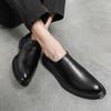 Mens Leather Shoes Luxury Crocodile Pattern Men Business Dress Shoes Casual Social Shoe Male Wedding Footwear