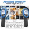 Digital Infrared Thermometer , No-contact Thermal Imager , Humidity Ambient Meter , Range -50℃ To 800℃(-58 To1472℉)